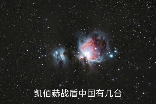 凱佰赫戰(zhàn)盾中國(guó)有幾臺(tái)