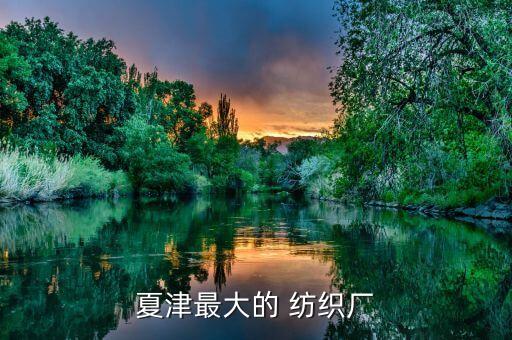 夏津最大的 紡織廠