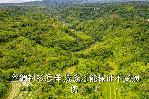  絲綢襯衫怎樣 洗滌才能保證不受損傷