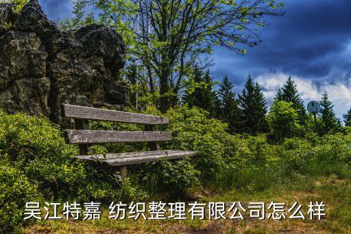 吳江特嘉 紡織整理有限公司怎么樣