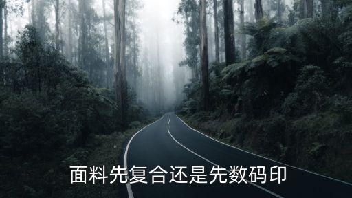  面料先復(fù)合還是先數(shù)碼印