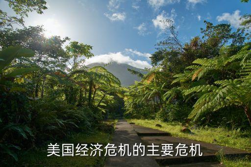 美國經(jīng)濟危機的主要危機
