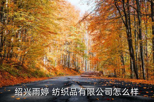 紹興雨婷 紡織品有限公司怎么樣