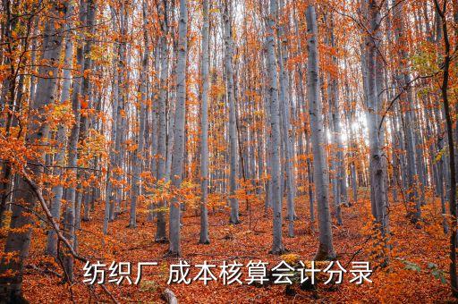 紡織業(yè)怎樣算成本,怎樣算還差多少公司的成本