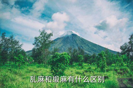  亂麻和緞麻有什么區(qū)別