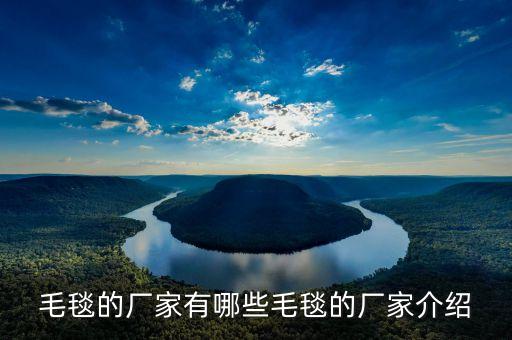 毛毯的廠家有哪些毛毯的廠家介紹
