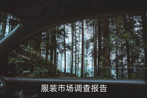  服裝市場(chǎng)調(diào)查報(bào)告