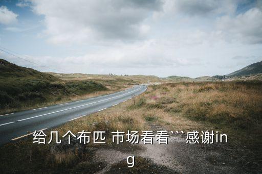 給幾個(gè)布匹 市場看看```感謝ing