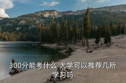 300分能考什么 大學(xué)可以推薦幾所學(xué)習(xí)嗎