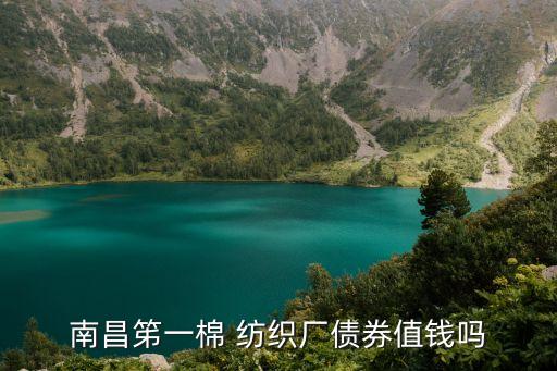 南昌笫一棉 紡織廠債券值錢嗎