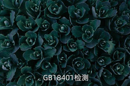  GB18401檢測