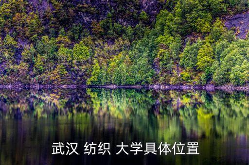  武漢 紡織 大學(xué)具體位置