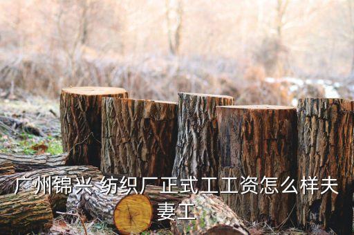 廣州錦興 紡織廠正式工工資怎么樣夫妻工
