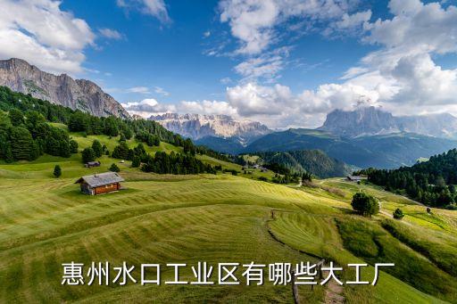 惠州水口工業(yè)區(qū)有哪些大工廠