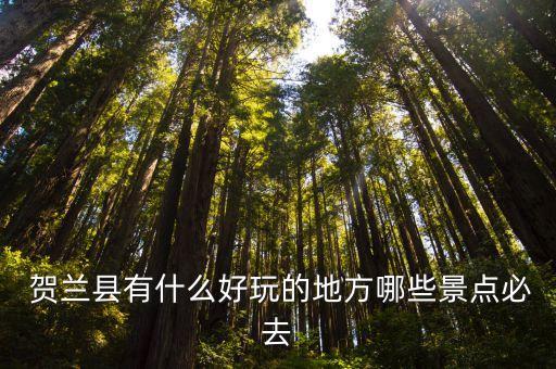  賀蘭縣有什么好玩的地方哪些景點(diǎn)必去