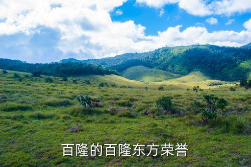 百隆的百隆東方榮譽(yù)