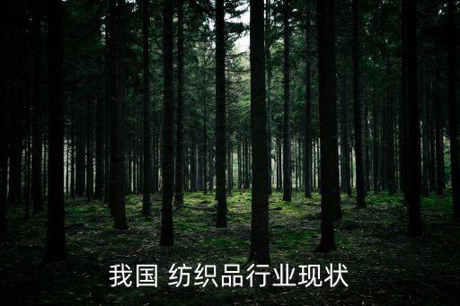 我國(guó) 紡織品行業(yè)現(xiàn)狀
