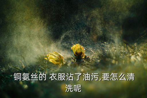 銅氨絲面料衣服用什么洗最好