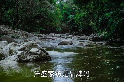 洋盛家紡是品牌嗎