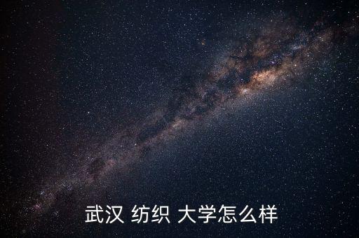  武漢 紡織 大學(xué)怎么樣