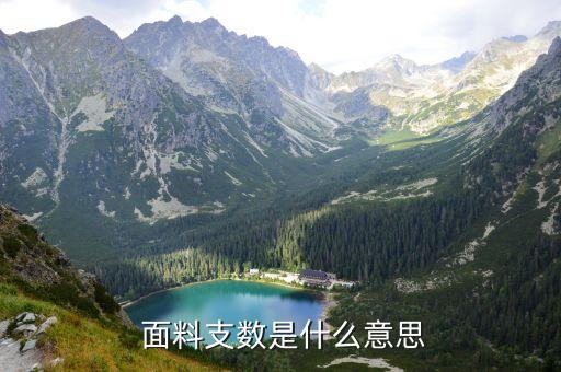  面料支數(shù)是什么意思