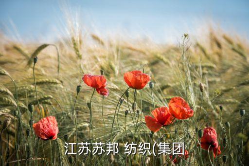 江蘇蘇邦 紡織(集團(tuán)