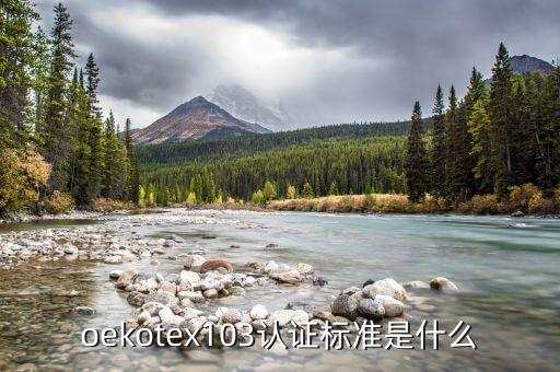 oekotex103認(rèn)證標(biāo)準(zhǔn)是什么