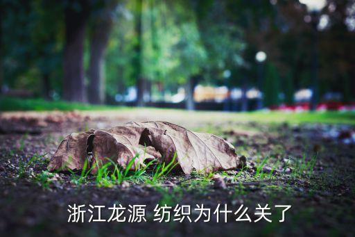  浙江龍?jiān)?紡織為什么關(guān)了