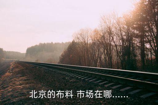 北京的布料 市場(chǎng)在哪……