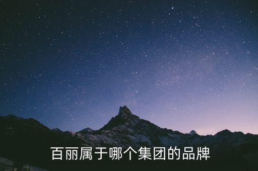  百麗屬于哪個(gè)集團(tuán)的品牌
