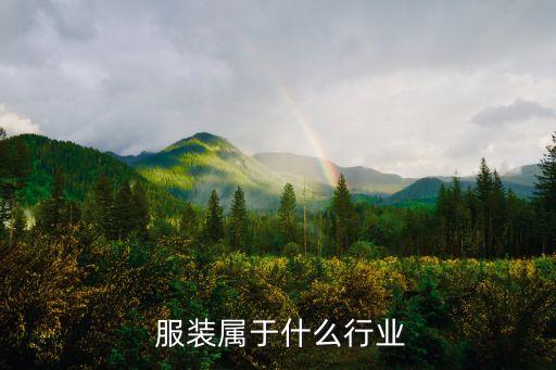  服裝屬于什么行業(yè)