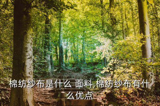 棉紡紗布是什么 面料,棉紡紗布有什么優(yōu)點(diǎn)