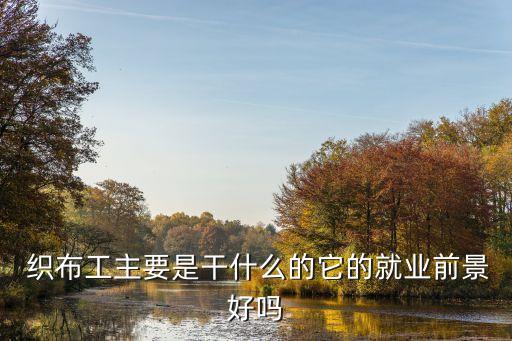  織布工主要是干什么的它的就業(yè)前景好嗎
