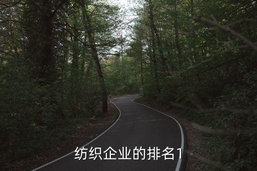 紡織企業(yè)的排名1