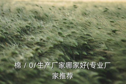棉 / 0/生產(chǎn)廠家哪家好(專業(yè)廠家推薦